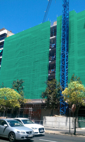 Malla Protección Fachada