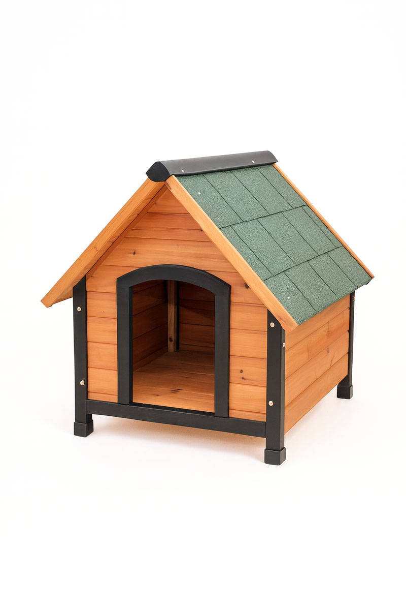 CASETA MADERA DE PERRO-1 CASETA MADERA DE PERRO-1